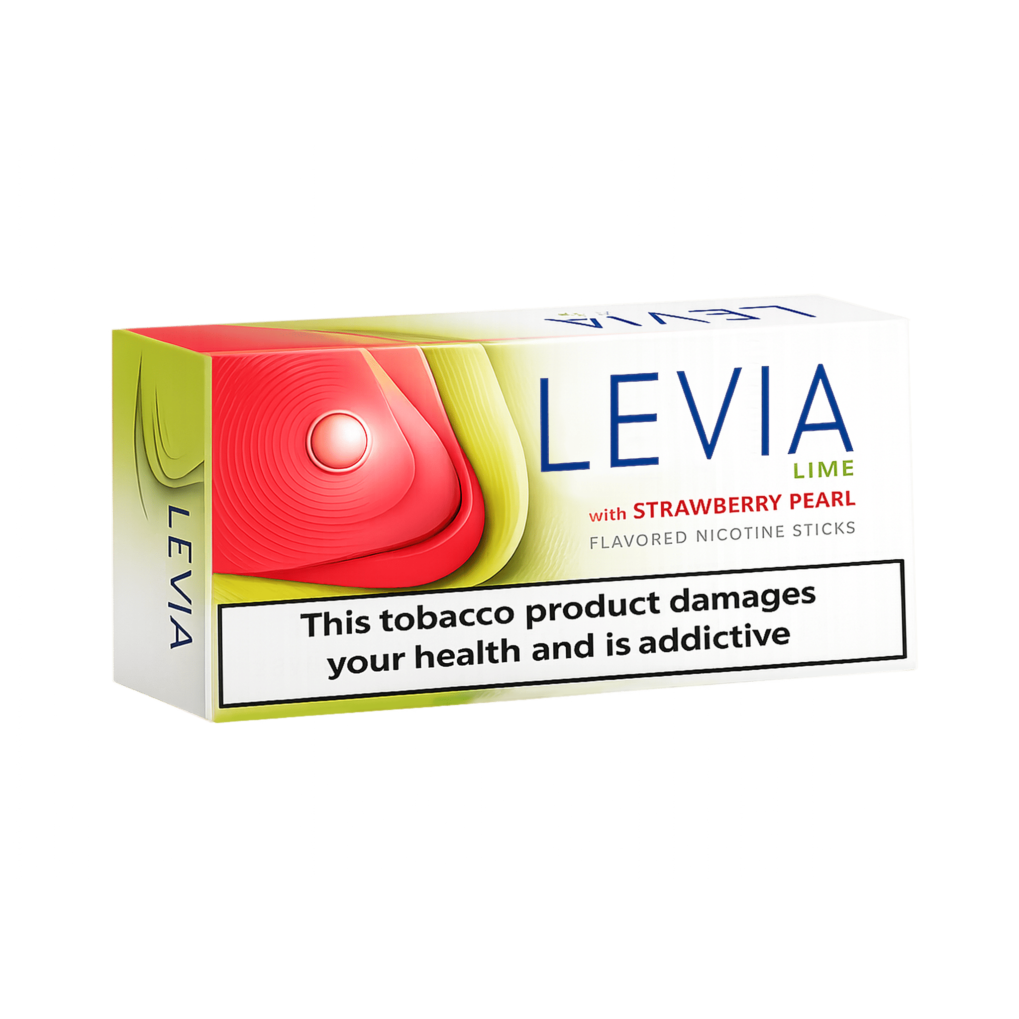 Levia Lime com palitos de morango com pérolas