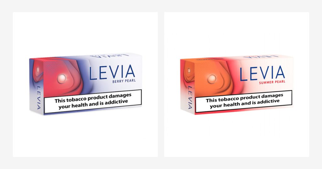 LEVIA Glacial and Summer Pearl comparison for IQOS ILUMA