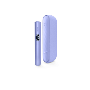IQOS ILUMA i Digital Violet heated tobacco device — Digital Violet finish, front view on white background