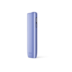 IQOS ILUMA i ONE Digital Violet heated tobacco device — Digital Violet finish, front view on white background